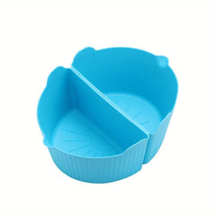 2pcs Slow Cooker Dividers Silicone Liners Reusable Kitchen Gadgets
