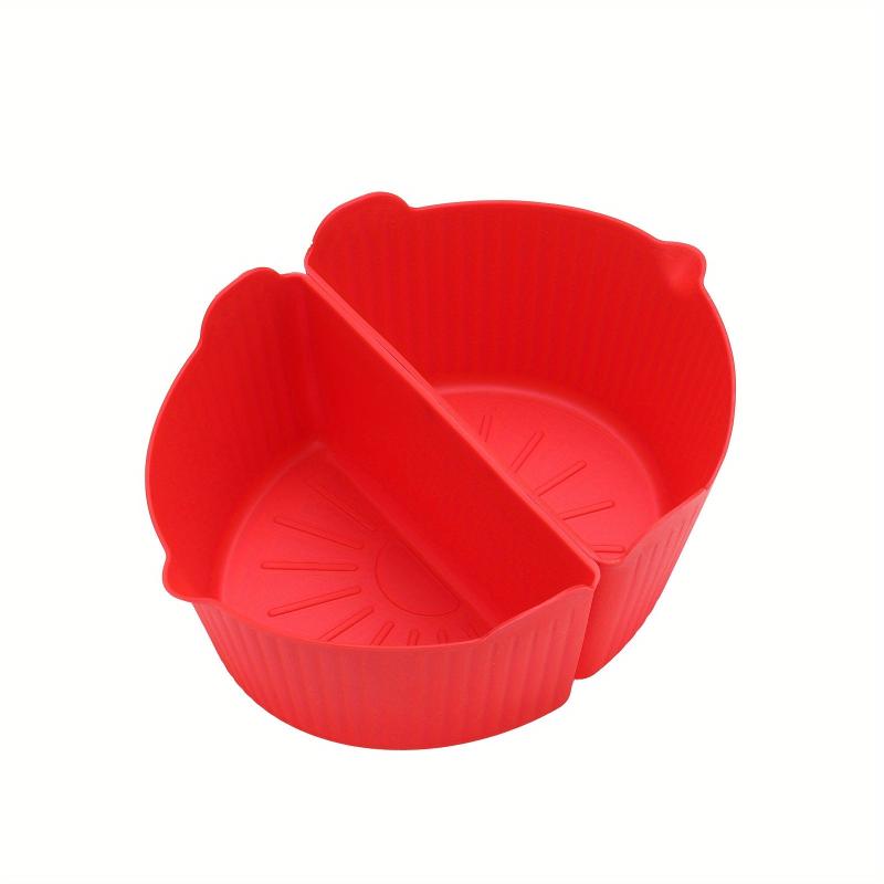 2pcs Slow Cooker Dividers Silicone Liners Reusable Kitchen Gadgets