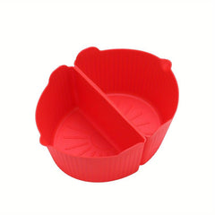 2pcs Slow Cooker Dividers Silicone Liners Reusable Kitchen Gadgets