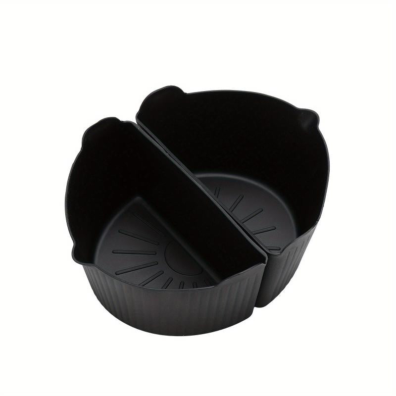 2pcs Slow Cooker Dividers Silicone Liners Reusable Kitchen Gadgets