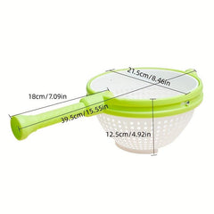 Efficient Salad Spinner & Vegetable Washer Kitchen Gadget