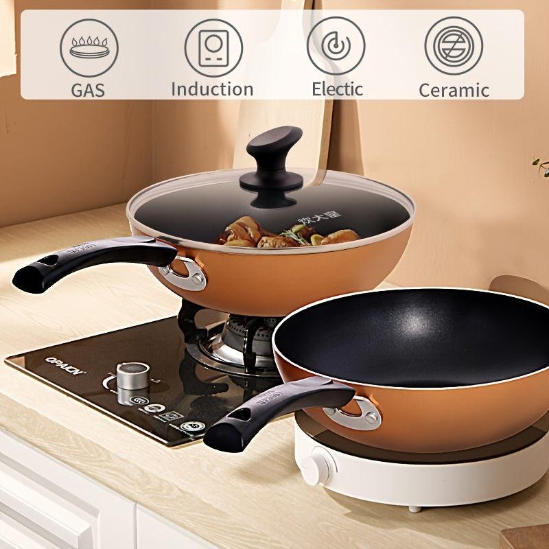 Non Stick Cast Iron Skillet For Gas Stove And Induction Cooker