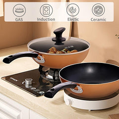 Non Stick Cast Iron Skillet For Gas Stove And Induction Cooker