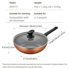 Non Stick Cast Iron Skillet For Gas Stove And Induction Cooker