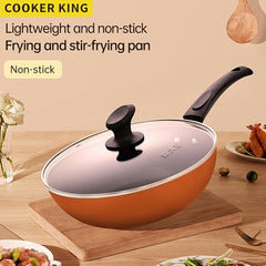 Non Stick Cast Iron Skillet For Gas Stove And Induction Cooker