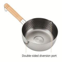 1pc Stainless Steel Saucepan Beech Handle Thickened Version Kitchen Utensils