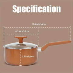 Golden Milk Pot 3003 Aluminum Baby Food Supplement Pot