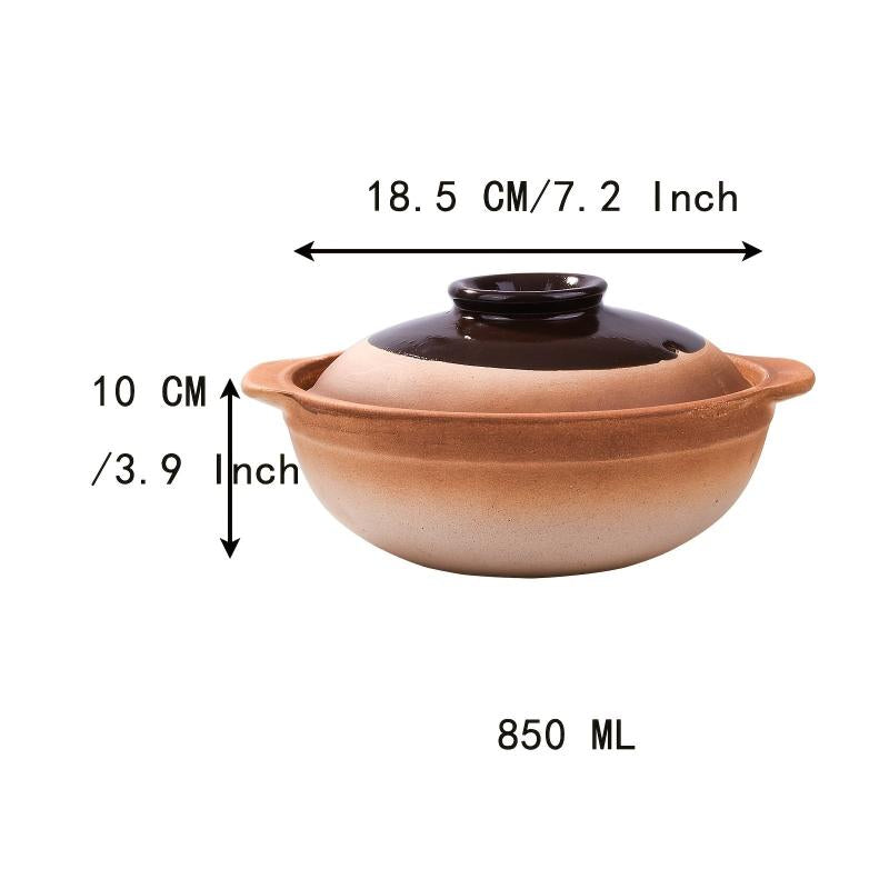 18 Ceramic Casserole Soup Pot Household Cookware Kitchen Supplies