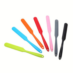 1pc Silicone Jar Spatula 9.45'' Heat Resistant Non Stick Mixing Batter Scraper