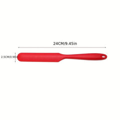 1pc Silicone Jar Spatula 9.45'' Heat Resistant Non Stick Mixing Batter Scraper