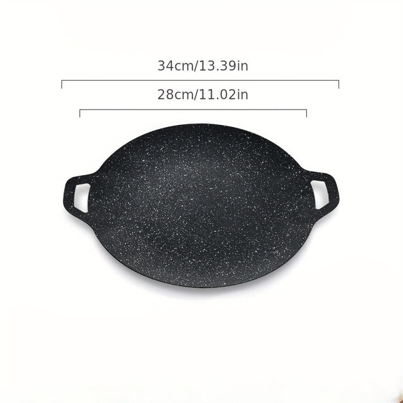 Non Stick Rice Stone Baking Pan For Outdoor Cooking BBQ Camping Picnics