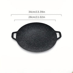 Non Stick Rice Stone Baking Pan For Outdoor Cooking BBQ Camping Picnics