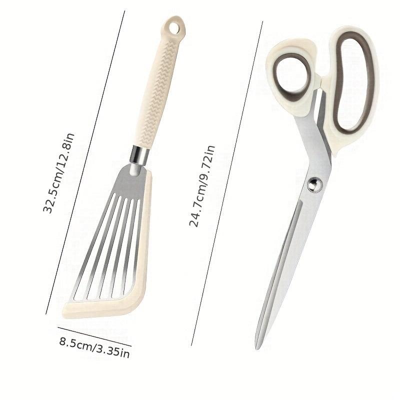 3pcs Silicone Shovel Oven Mitts Food Tongs