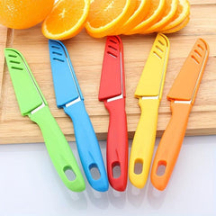 1pc Stainless Steel Fruit Kitchen Knives With Cover Kitchen Gadgets