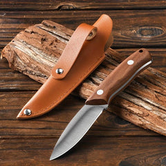 Stainless Steel Meat Fork with Wooden Handle for Cooking