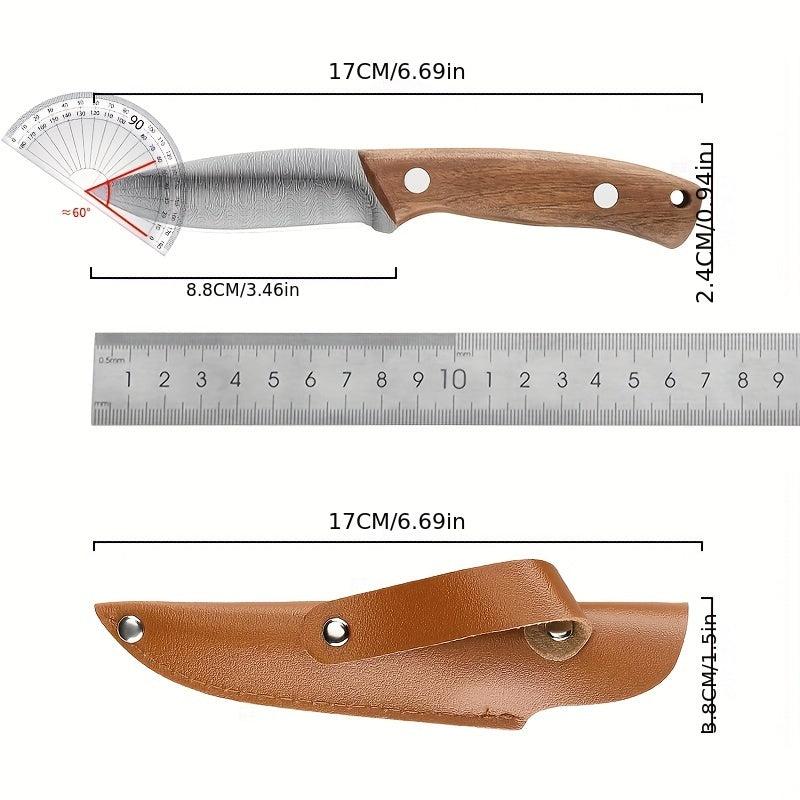Stainless Steel Meat Fork with Wooden Handle for Cooking