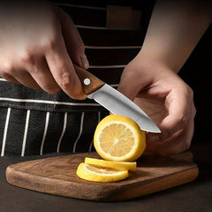 Stainless Steel Meat Fork with Wooden Handle for Cooking