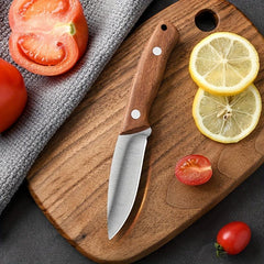 Stainless Steel Meat Fork with Wooden Handle for Cooking