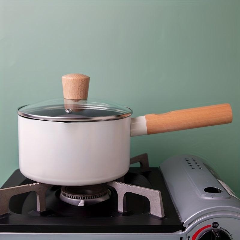 16cm Pink Aluminum Non Stick Saucepan with Lid