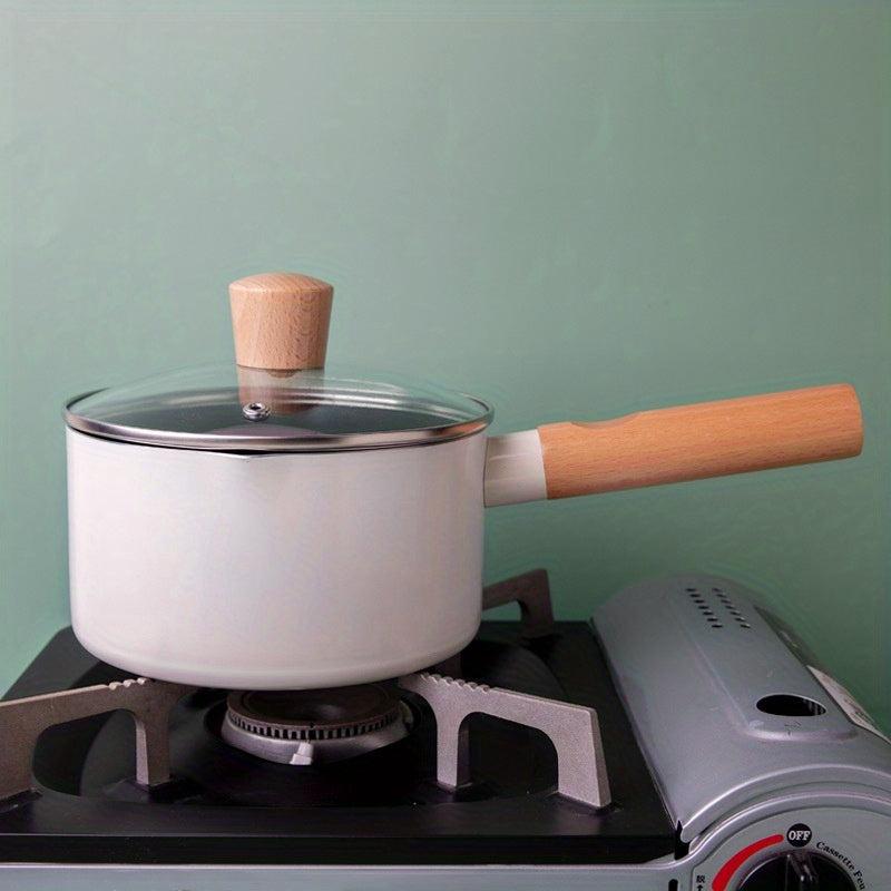 16cm Pink Aluminum Non Stick Saucepan with Lid