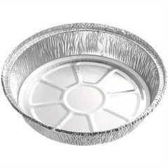 10pcs Circular Aluminum Foil Pot Heavy Duty Disposable Pizza Pot