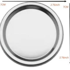 100pcs Regular Mouth Mason Jar Lids Aluminum Split type Leak Proof Secure