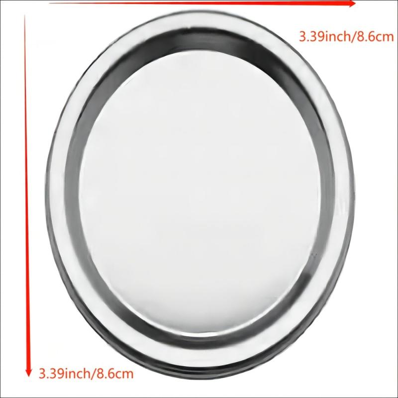 100pcs Regular Mouth Mason Jar Lids Aluminum Split type Leak Proof Secure