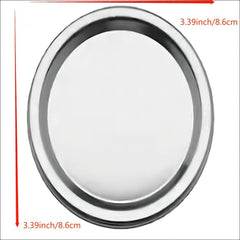 100pcs Regular Mouth Mason Jar Lids Aluminum Split type Leak Proof Secure