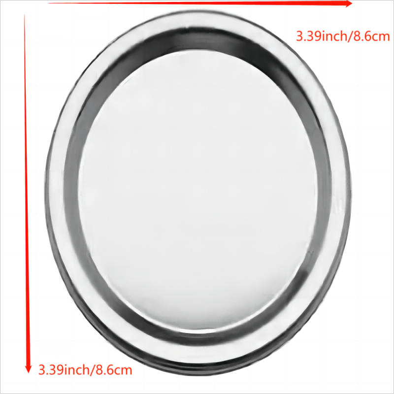 100pcs Regular Mouth Mason Jar Lids Aluminum Split type Leak Proof Secure