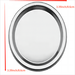 100pcs Regular Mouth Mason Jar Lids Aluminum Split type Leak Proof Secure