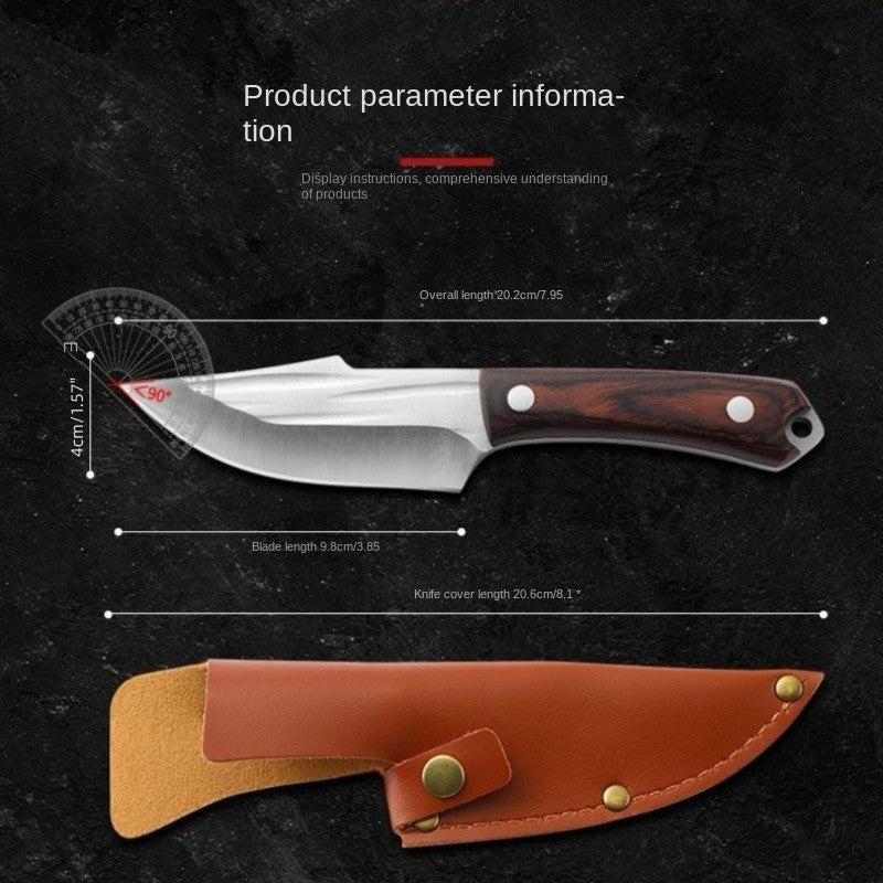 Portable Stainless Steel Meat Cutting BBQ Tool with Holster