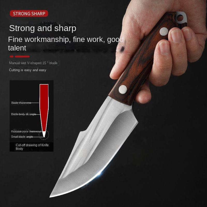 Portable Stainless Steel Meat Cutting BBQ Tool with Holster