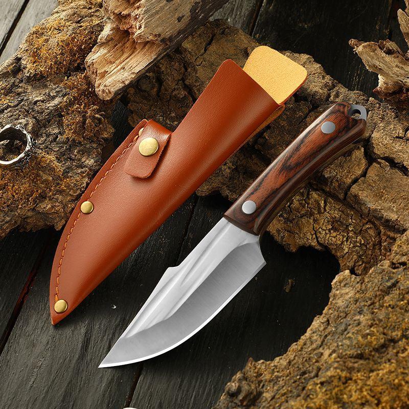 Portable Stainless Steel Meat Cutting BBQ Tool with Holster