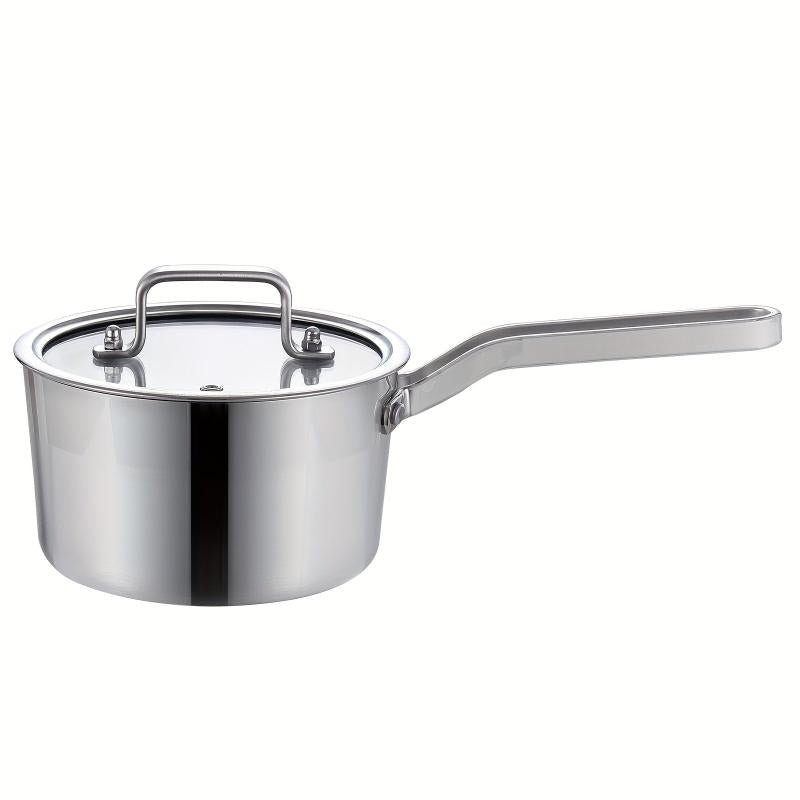 Stainless Steel 3-Layer 16cm Saucepan Mini Saucier Kitchen Utensils