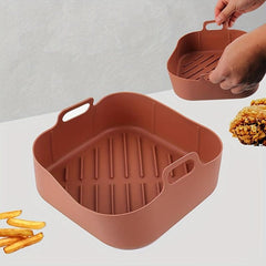 1pc Air Fryer Silicone Liners Non-stick Baking Pan Replacement Accessories