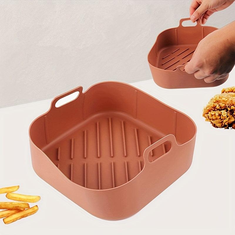1pc Air Fryer Silicone Liners Non-stick Baking Pan Replacement Accessories