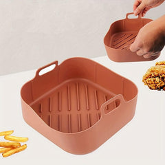 1pc Air Fryer Silicone Liners Non-stick Baking Pan Replacement Accessories