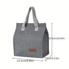Thickened Aluminum Film Lunch Bag Student Portable Reusable Lunch Bag