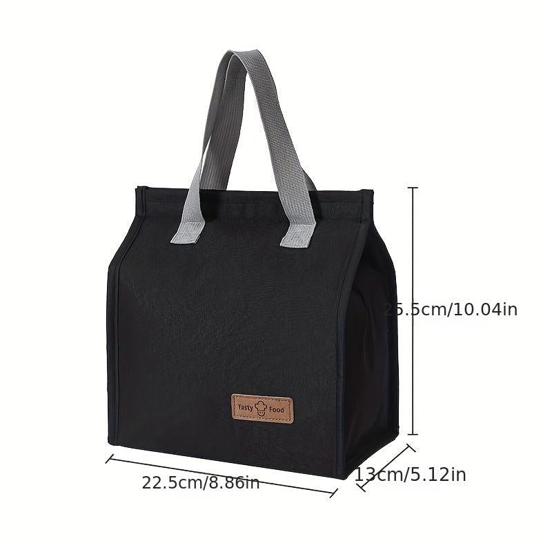 Thickened Aluminum Film Lunch Bag Student Portable Reusable Lunch Bag