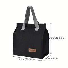 Thickened Aluminum Film Lunch Bag Student Portable Reusable Lunch Bag