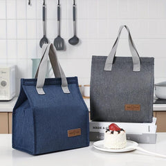 Thickened Aluminum Film Lunch Bag Student Portable Reusable Lunch Bag