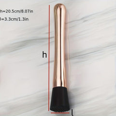 Metal Muddler Stainless Steel Crushed Popsicle Cocktail Crusher