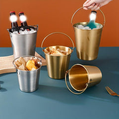 Stainless Steel Ice Bucket Snack Bucket for Bar & Restaurant