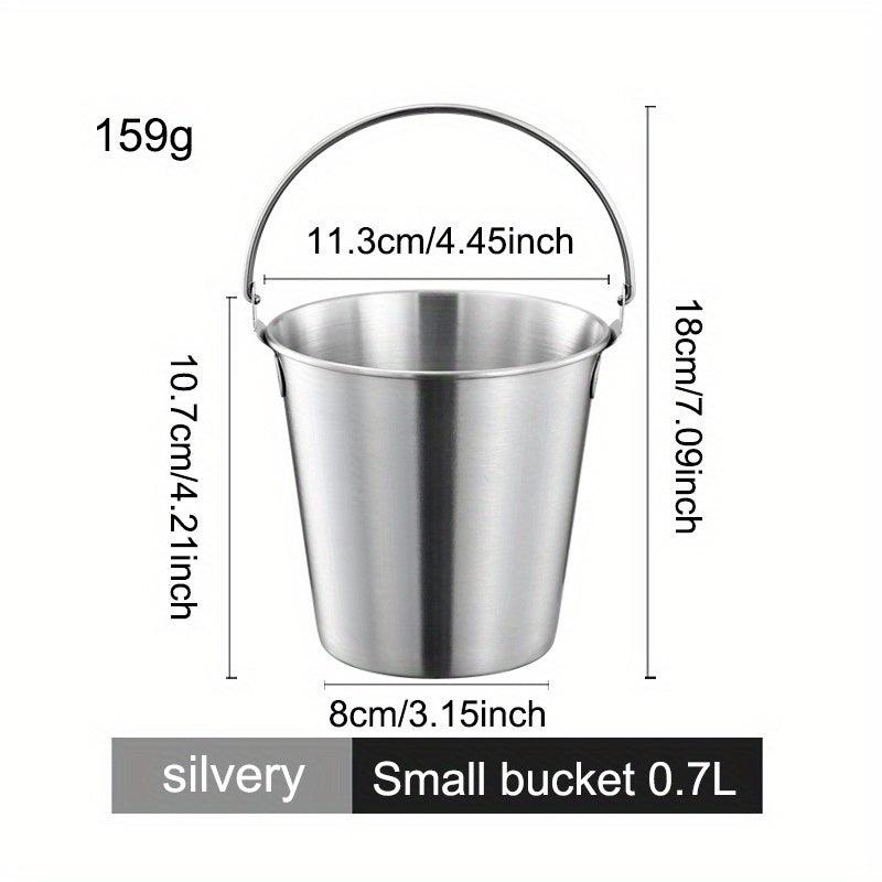 Stainless Steel Ice Bucket Snack Bucket for Bar & Restaurant