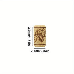 100pcs Reusable Wine Corks for Fresh Beverages Year Round
