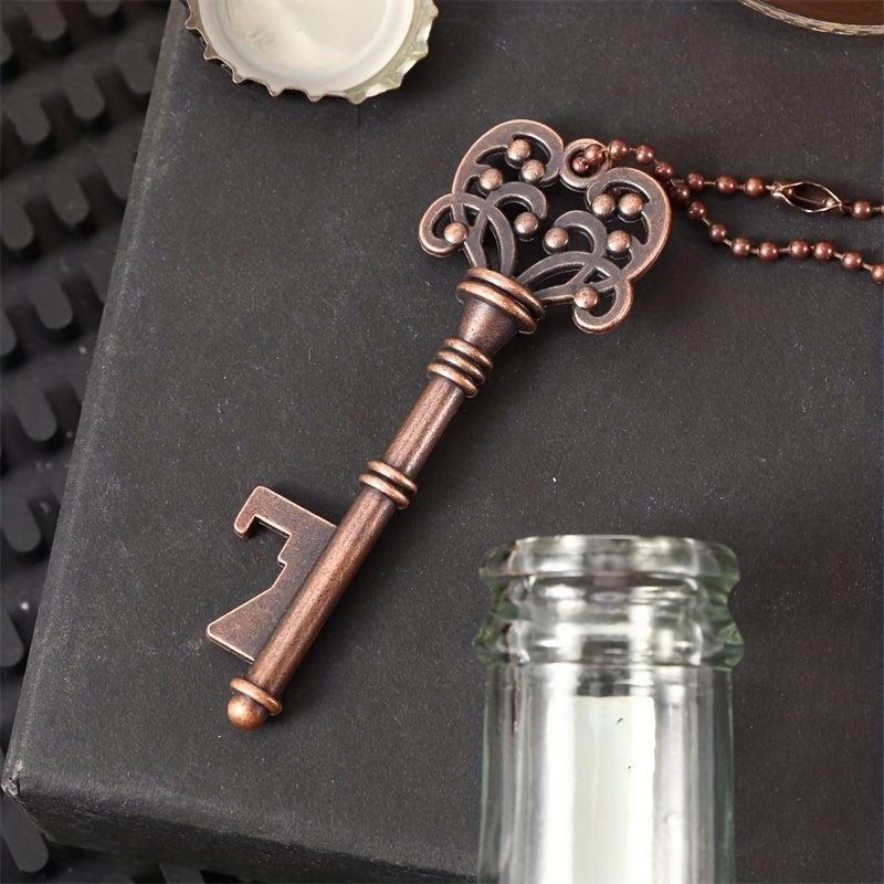 Vintage Key Bottle Opener in Ancient Bronze Finish