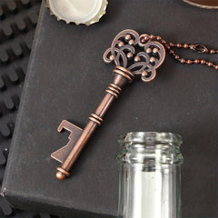Vintage Key Bottle Opener in Ancient Bronze Finish