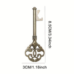 Vintage Key Bottle Opener in Ancient Bronze Finish