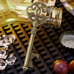 Vintage Key Bottle Opener in Ancient Bronze Finish