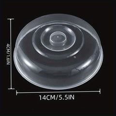 1pc Microwave Oven Food Splatter Cover Round B